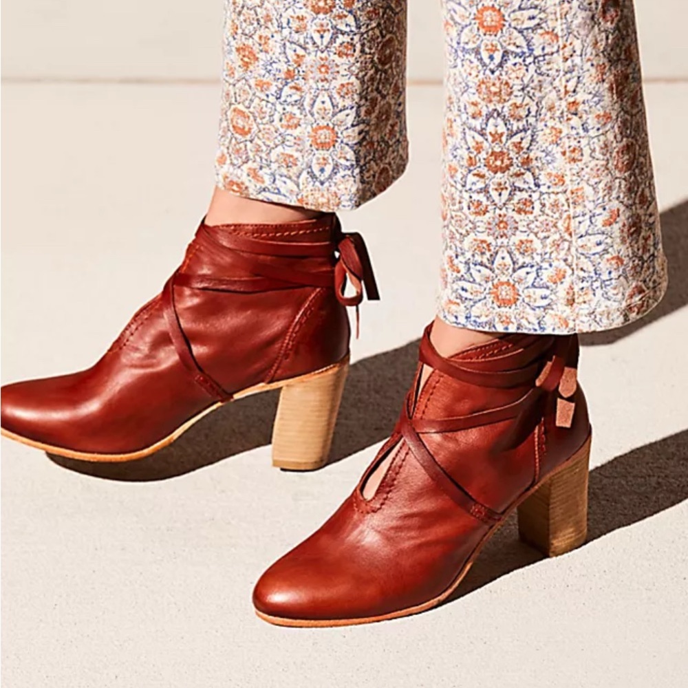 Free People Rust Bootie - EU 40/US 9